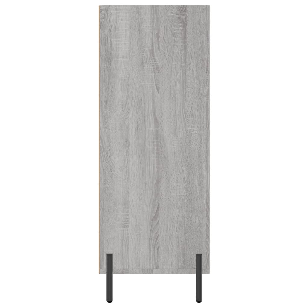 vidaXL Ραφιέρα Γκρι Sonoma 69,5 x 32,5 x 90 εκ. από Επεξεργασμένο Ξύλο