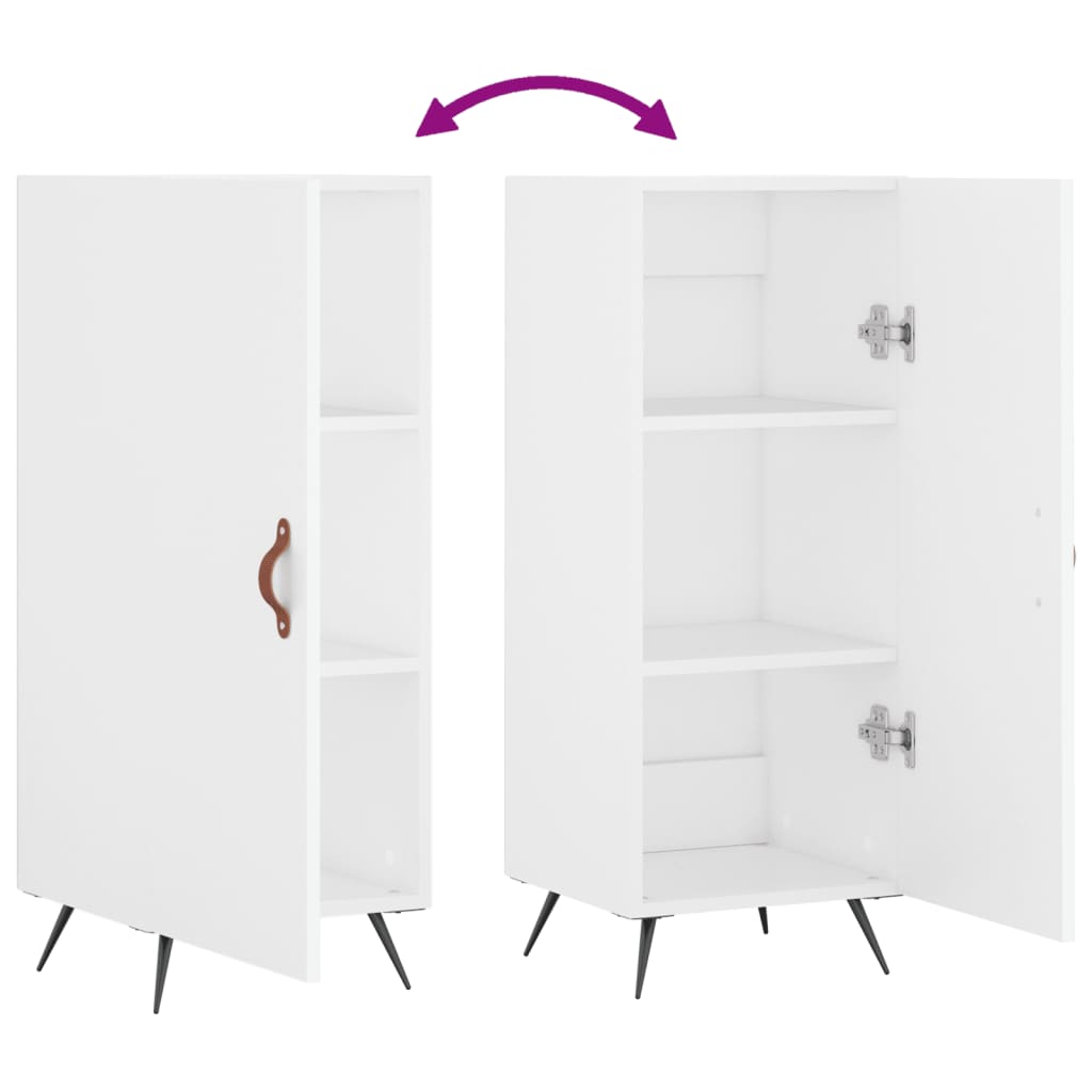 vidaXL Ντουλάπι Λευκό 34,5 x 34 x 90 εκ. από Επεξεργασμένο Ξύλο