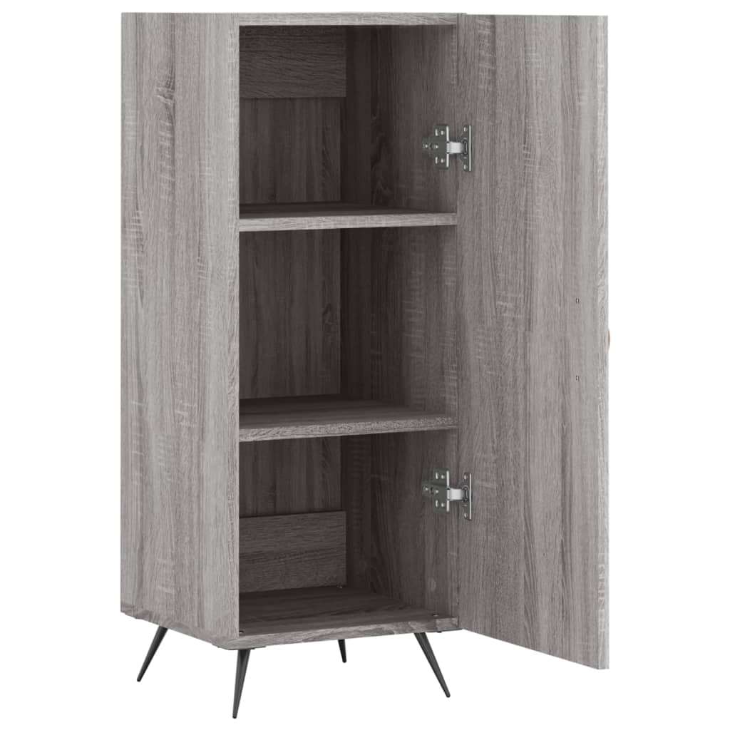 vidaXL Ντουλάπι Γκρι Sonoma 34,5x34x90 εκ. από Επεξεργασμένο Ξύλο