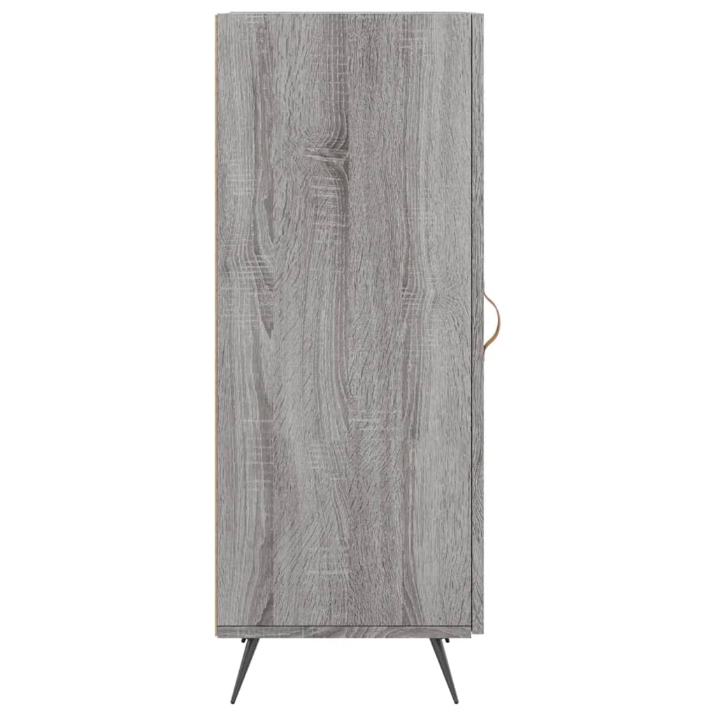 vidaXL Ντουλάπι Γκρι Sonoma 34,5x34x90 εκ. από Επεξεργασμένο Ξύλο