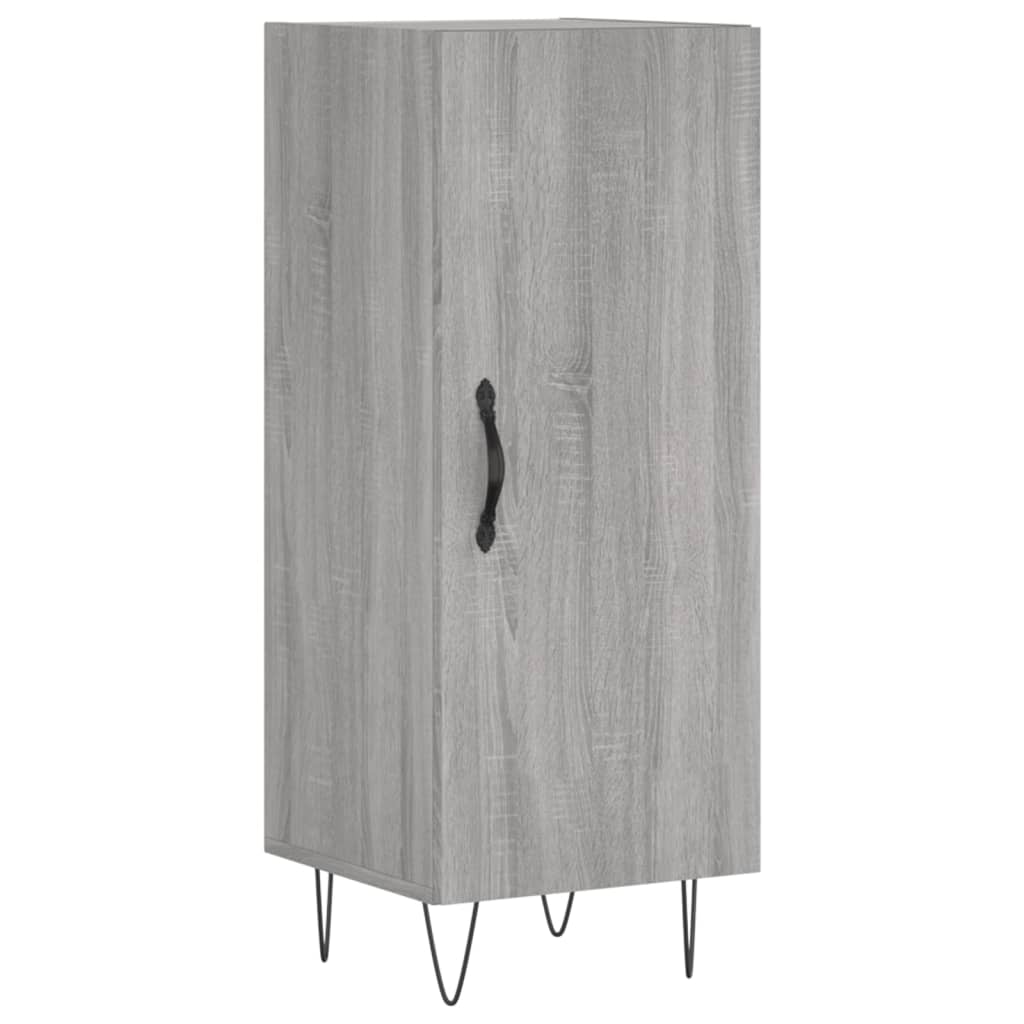 vidaXL Ντουλάπι Γκρι Sonoma 34,5x34x90 εκ. από Επεξεργασμένο Ξύλο
