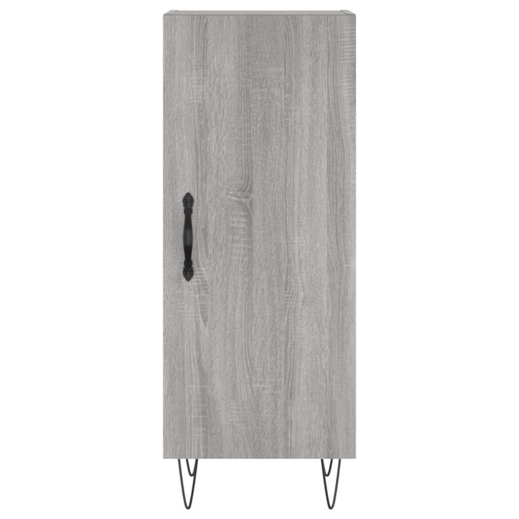 vidaXL Ντουλάπι Γκρι Sonoma 34,5x34x90 εκ. από Επεξεργασμένο Ξύλο