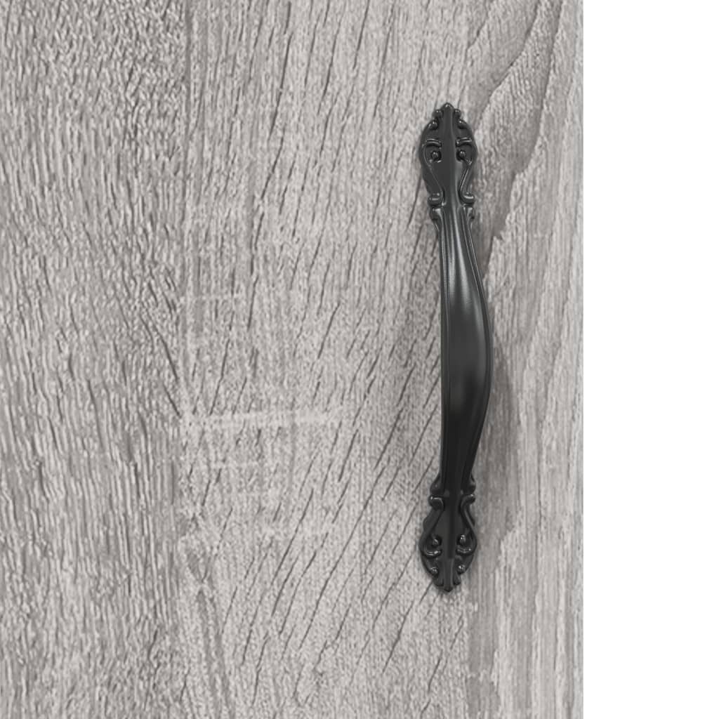 vidaXL Ντουλάπι Γκρι Sonoma 34,5x34x90 εκ. από Επεξεργασμένο Ξύλο