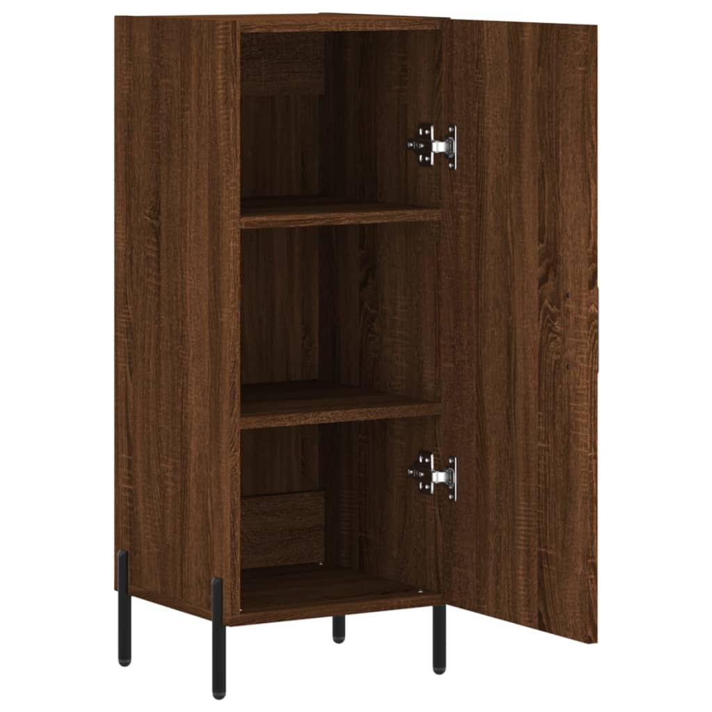 vidaXL Ντουλάπι Καφέ Δρυς 34,5 x 34 x 90 εκ. Επεξεργασμένο Ξύλο