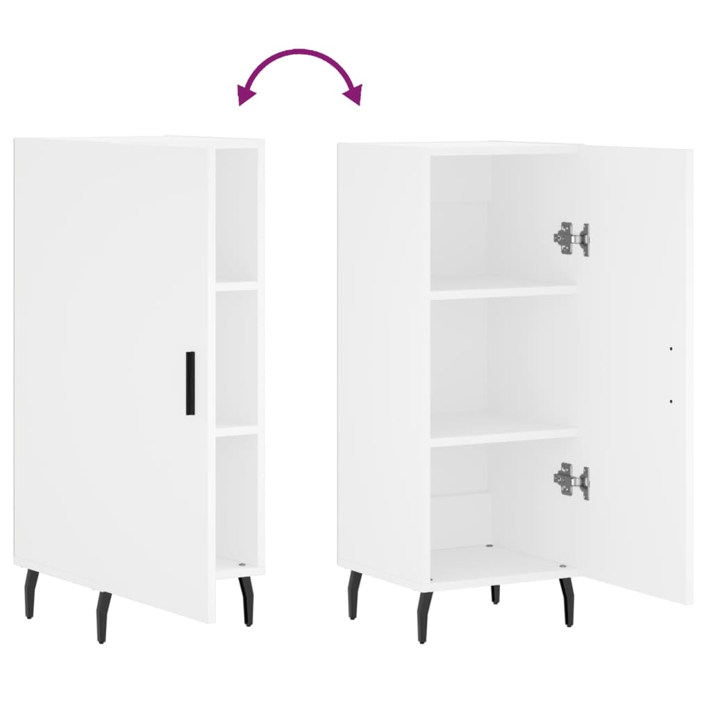 vidaXL Ντουλάπι Λευκό 34,5 x 34 x 90 εκ. από Επεξεργασμένο Ξύλο