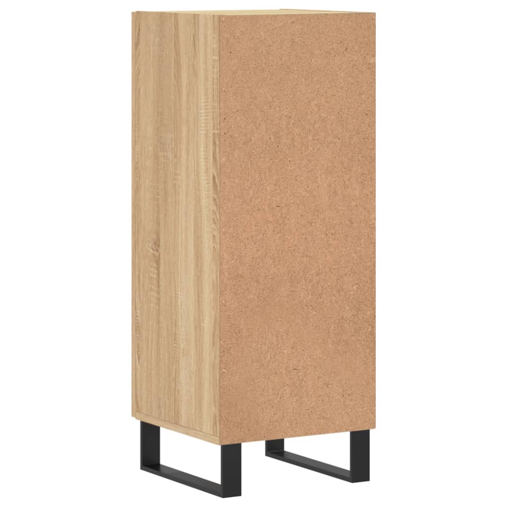 vidaXL Ντουλάπι Sonoma Δρυς 34,5x34x90 εκ. από Επεξεργασμένο Ξύλο