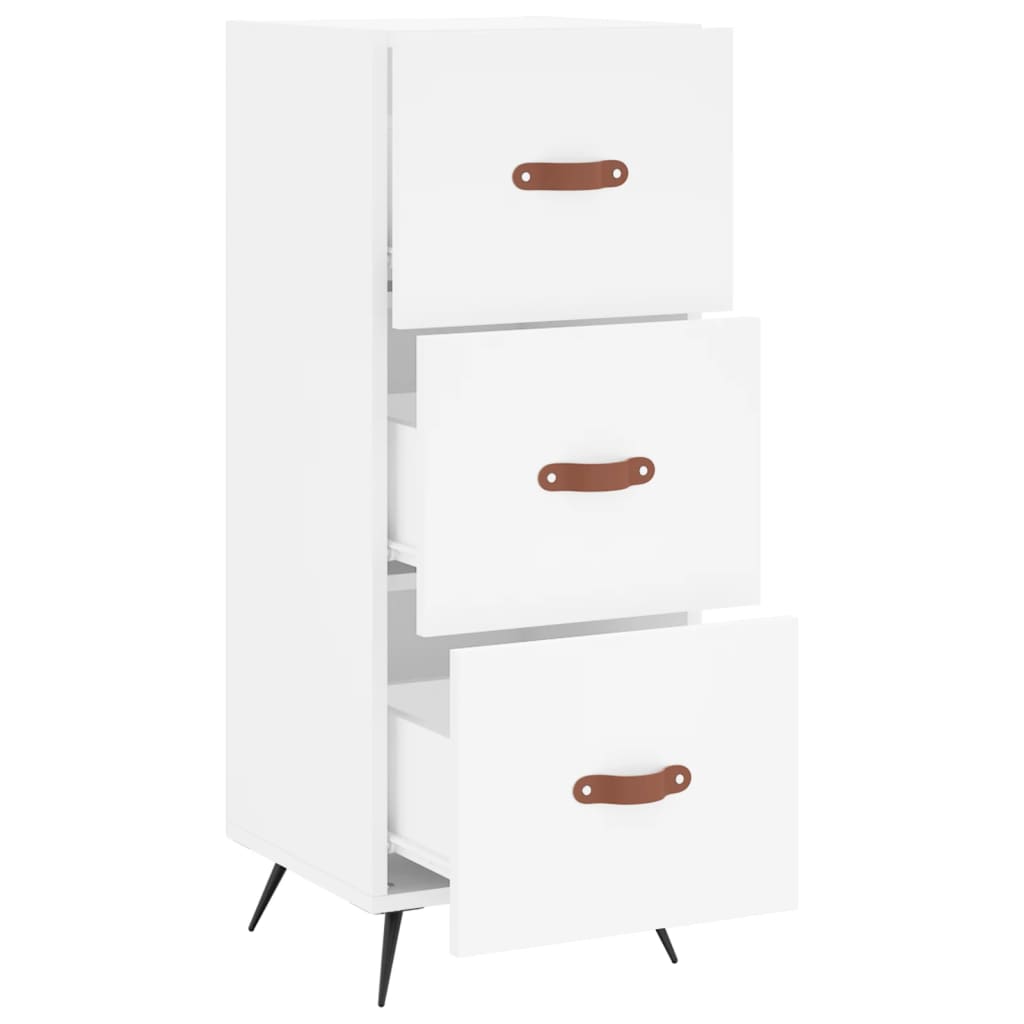 vidaXL Ντουλάπι Λευκό 34,5 x 34 x 90 εκ. από Επεξεργασμένο Ξύλο