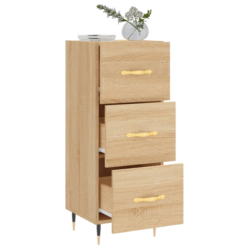 vidaXL Ντουλάπι Sonoma Δρυς 34,5x34x90 εκ. από Επεξεργασμένο Ξύλο