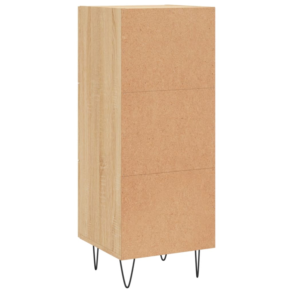 vidaXL Ντουλάπι Sonoma Δρυς 34,5x34x90 εκ. από Επεξεργασμένο Ξύλο