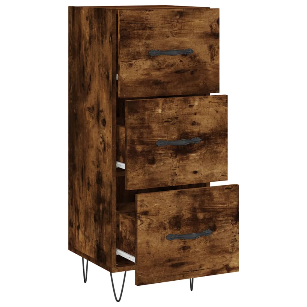 vidaXL Ντουλάπι Καπνιστή Δρυς 34,5 x 34 x 90 εκ. Επεξεργασμένο Ξύλο