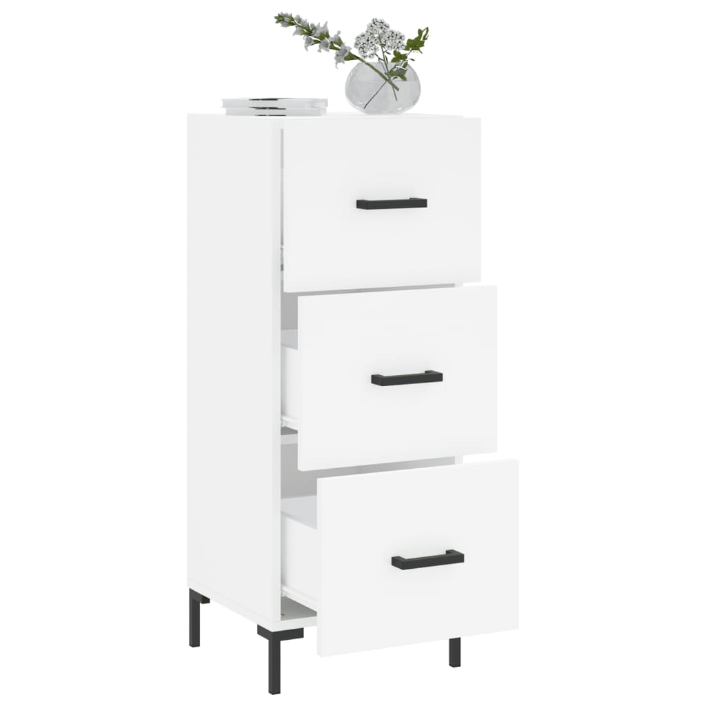 vidaXL Ντουλάπι Λευκό 34,5 x 34 x 90 εκ. από Επεξεργασμένο Ξύλο