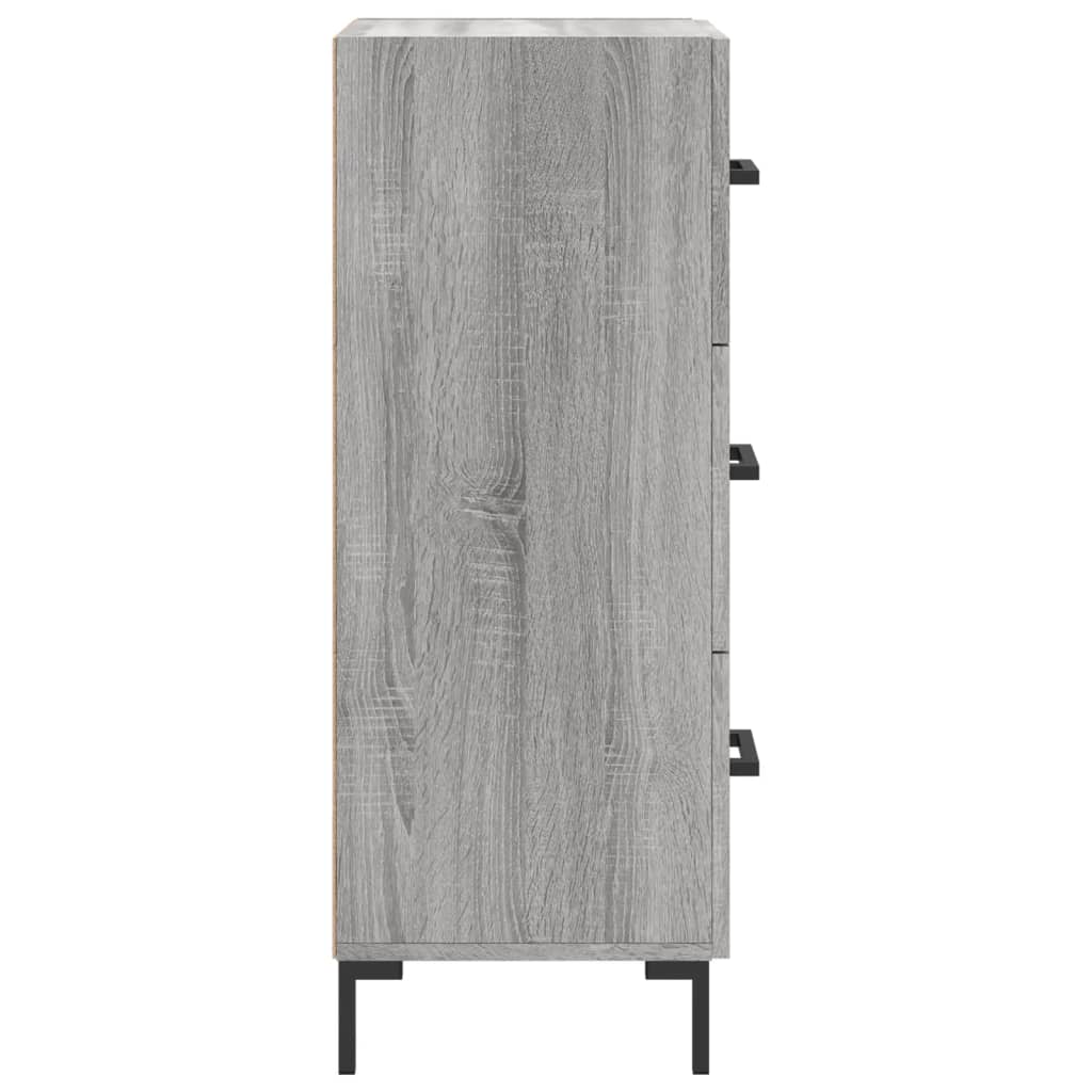 vidaXL Ντουλάπι Γκρι Sonoma 34,5x34x90 εκ. από Επεξεργασμένο Ξύλο