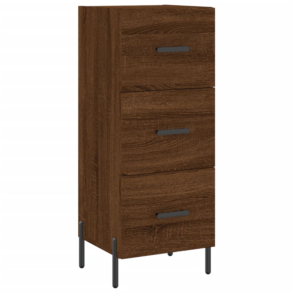 vidaXL Ντουλάπι Καφέ Δρυς 34,5 x 34 x 90 εκ. Επεξεργασμένο Ξύλο