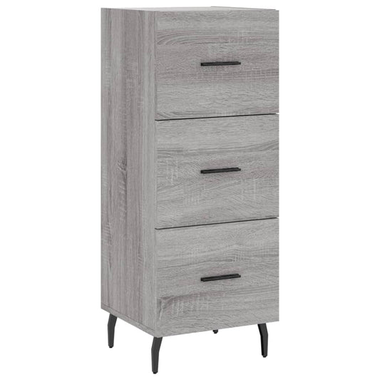 vidaXL Ντουλάπι Γκρι Sonoma 34,5x34x90 εκ. από Επεξεργασμένο Ξύλο