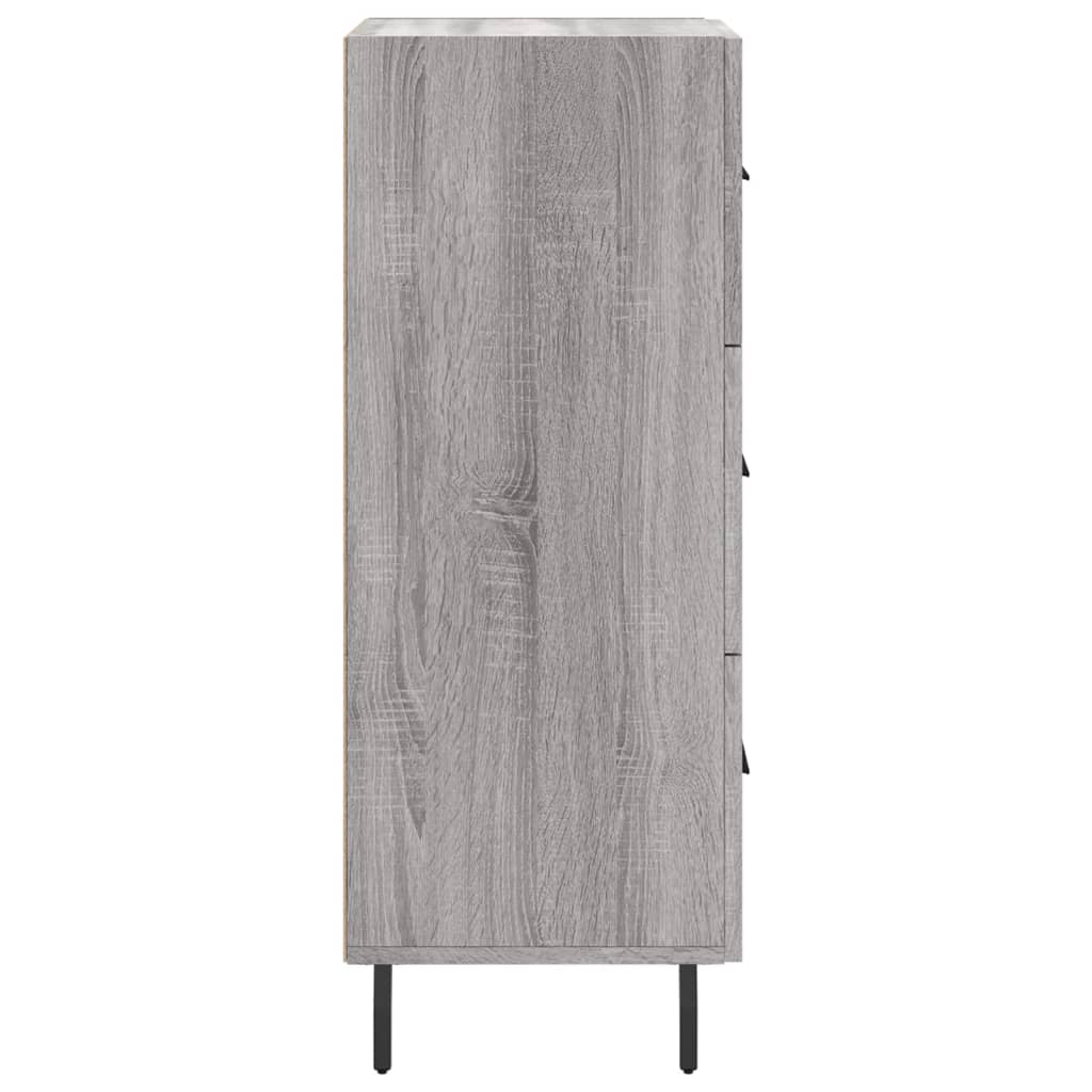 vidaXL Ντουλάπι Γκρι Sonoma 34,5x34x90 εκ. από Επεξεργασμένο Ξύλο