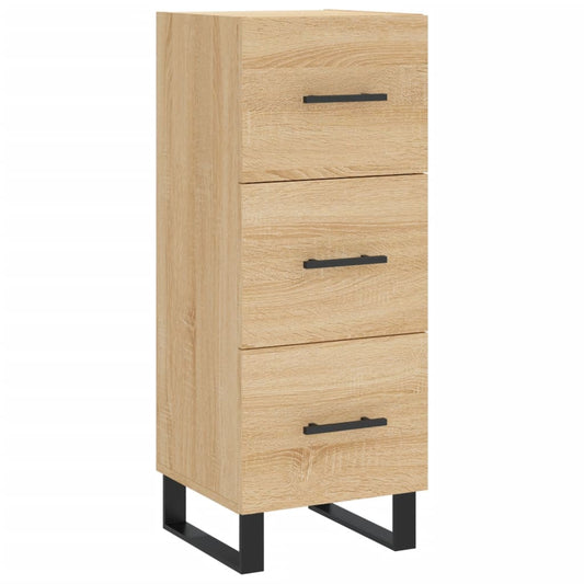 vidaXL Ντουλάπι Sonoma Δρυς 34,5x34x90 εκ. από Επεξεργασμένο Ξύλο