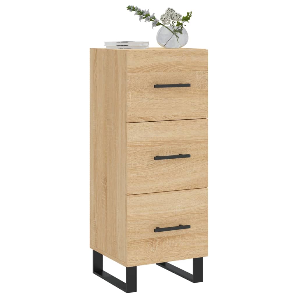 vidaXL Ντουλάπι Sonoma Δρυς 34,5x34x90 εκ. από Επεξεργασμένο Ξύλο