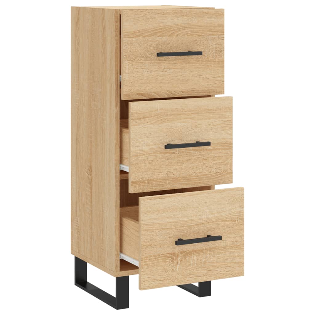 vidaXL Ντουλάπι Sonoma Δρυς 34,5x34x90 εκ. από Επεξεργασμένο Ξύλο