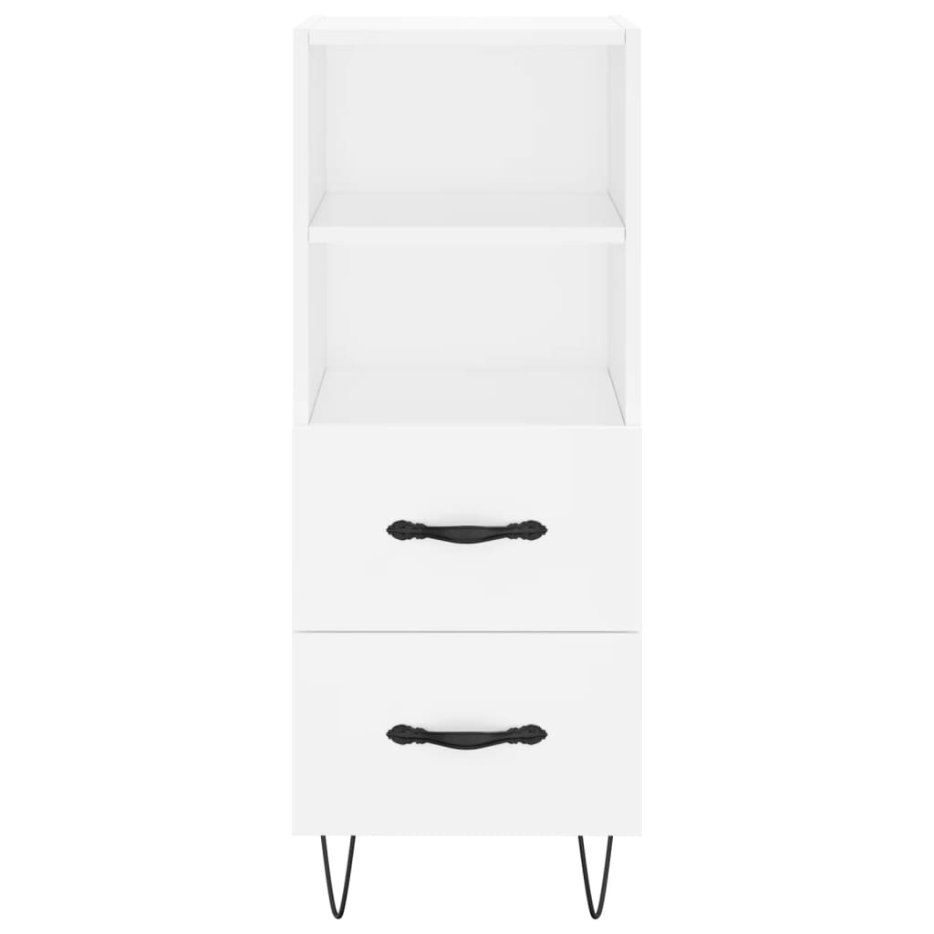 vidaXL Ντουλάπι Λευκό 34,5 x 34 x 90 εκ. από Επεξεργασμένο Ξύλο