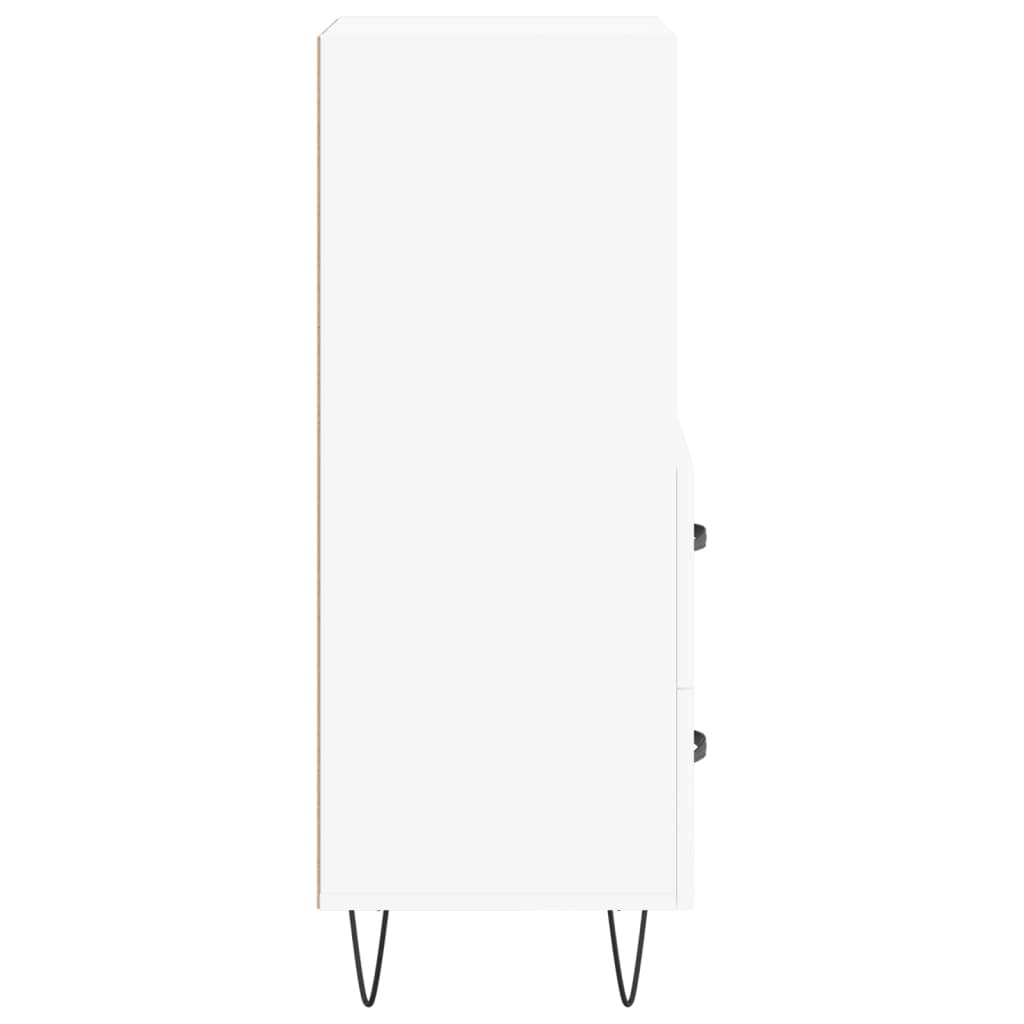 vidaXL Ντουλάπι Λευκό 34,5 x 34 x 90 εκ. από Επεξεργασμένο Ξύλο