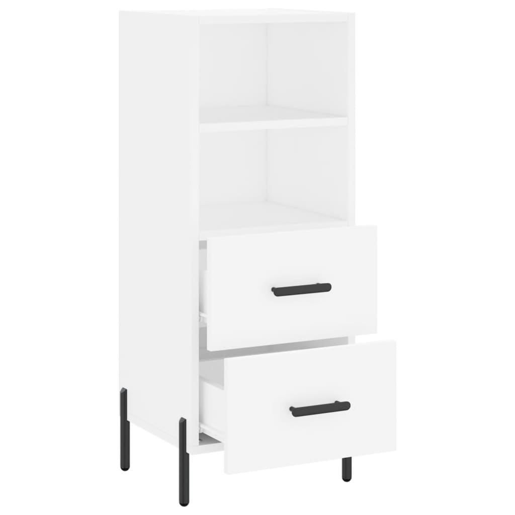 vidaXL Ντουλάπι Λευκό 34,5 x 34 x 90 εκ. από Επεξεργασμένο Ξύλο