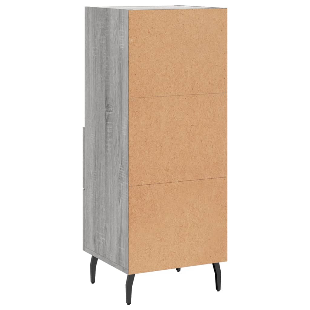 vidaXL Ντουλάπι Γκρι Sonoma 34,5x34x90 εκ. από Επεξεργασμένο Ξύλο