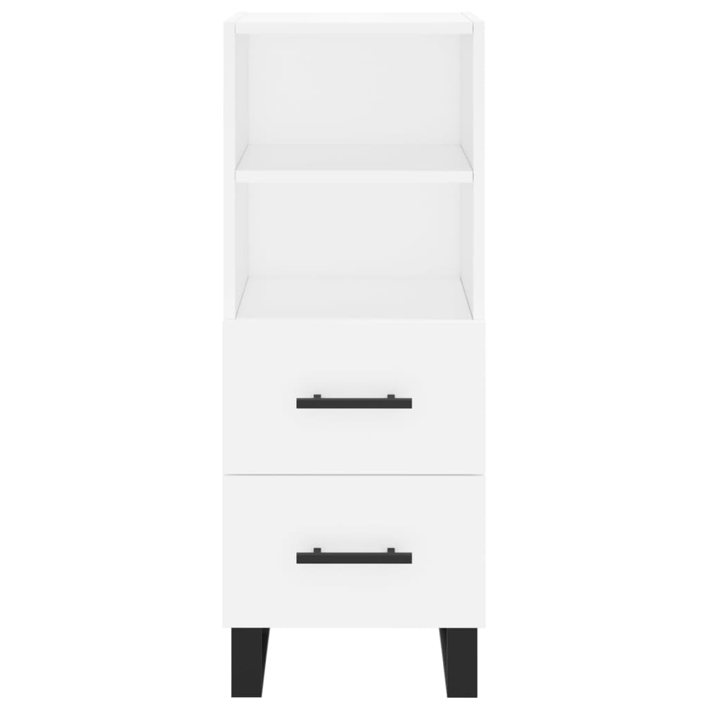 vidaXL Ντουλάπι Λευκό 34,5 x 34 x 90 εκ. από Επεξεργασμένο Ξύλο