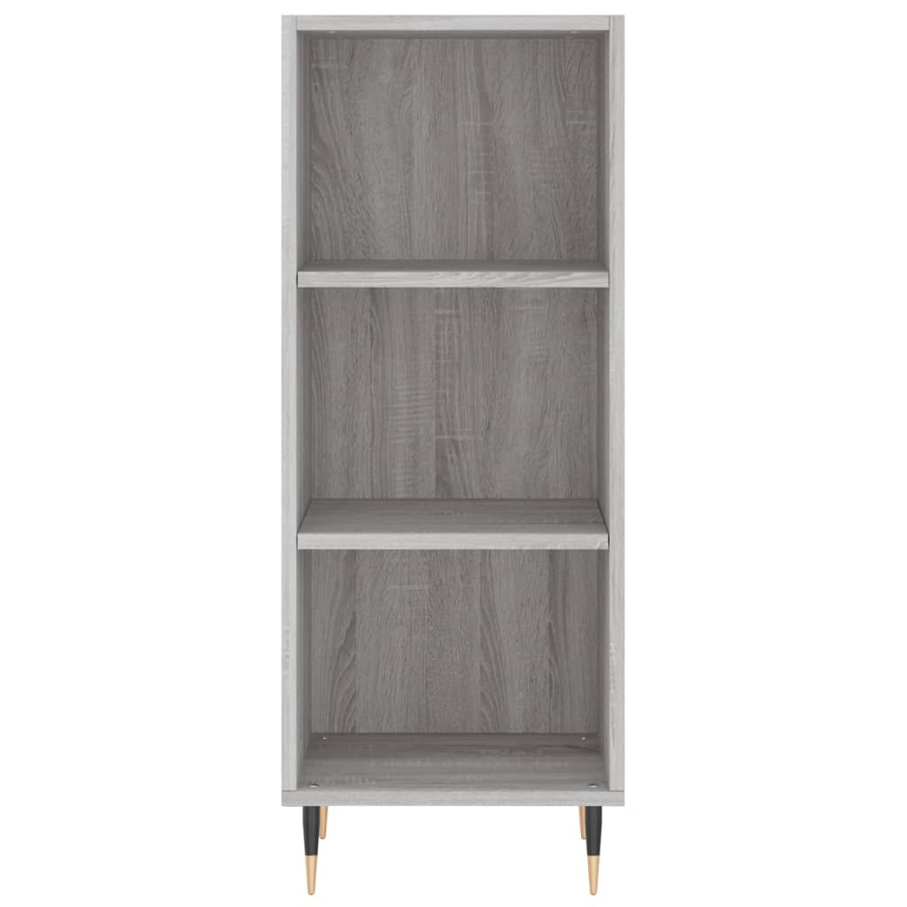 vidaXL Ντουλάπι Γκρι sonoma 34,5x32,5x90εκ. από Επεξεργασμένο Ξύλο