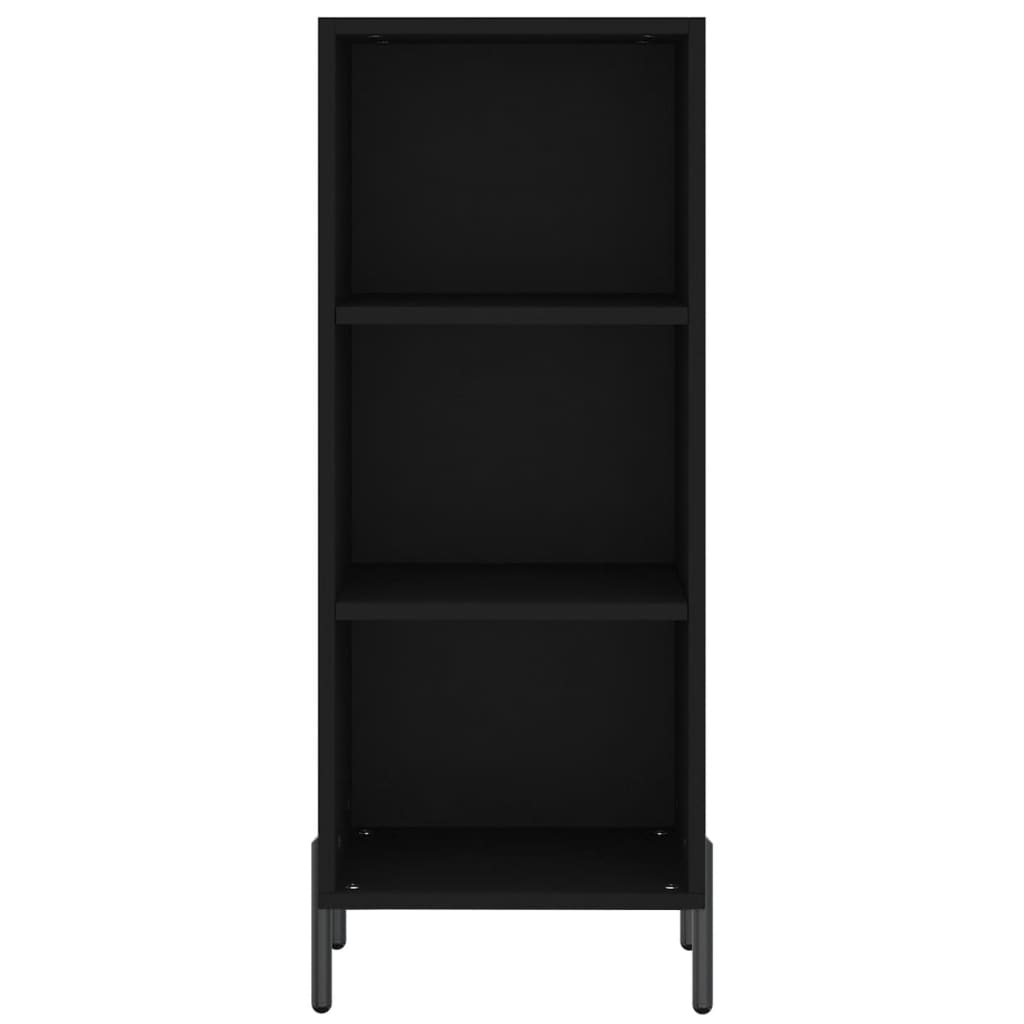 vidaXL Ντουλάπι Μαύρο 34,5x32,5x90 εκ. Επεξεργασμένο Ξύλο