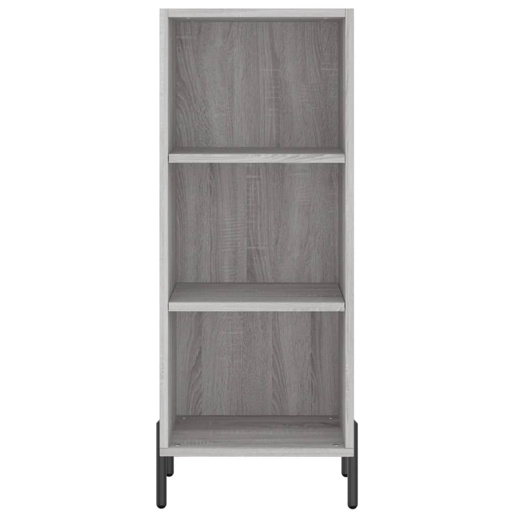 vidaXL Ντουλάπι Γκρι sonoma 34,5x32,5x90εκ. από Επεξεργασμένο Ξύλο