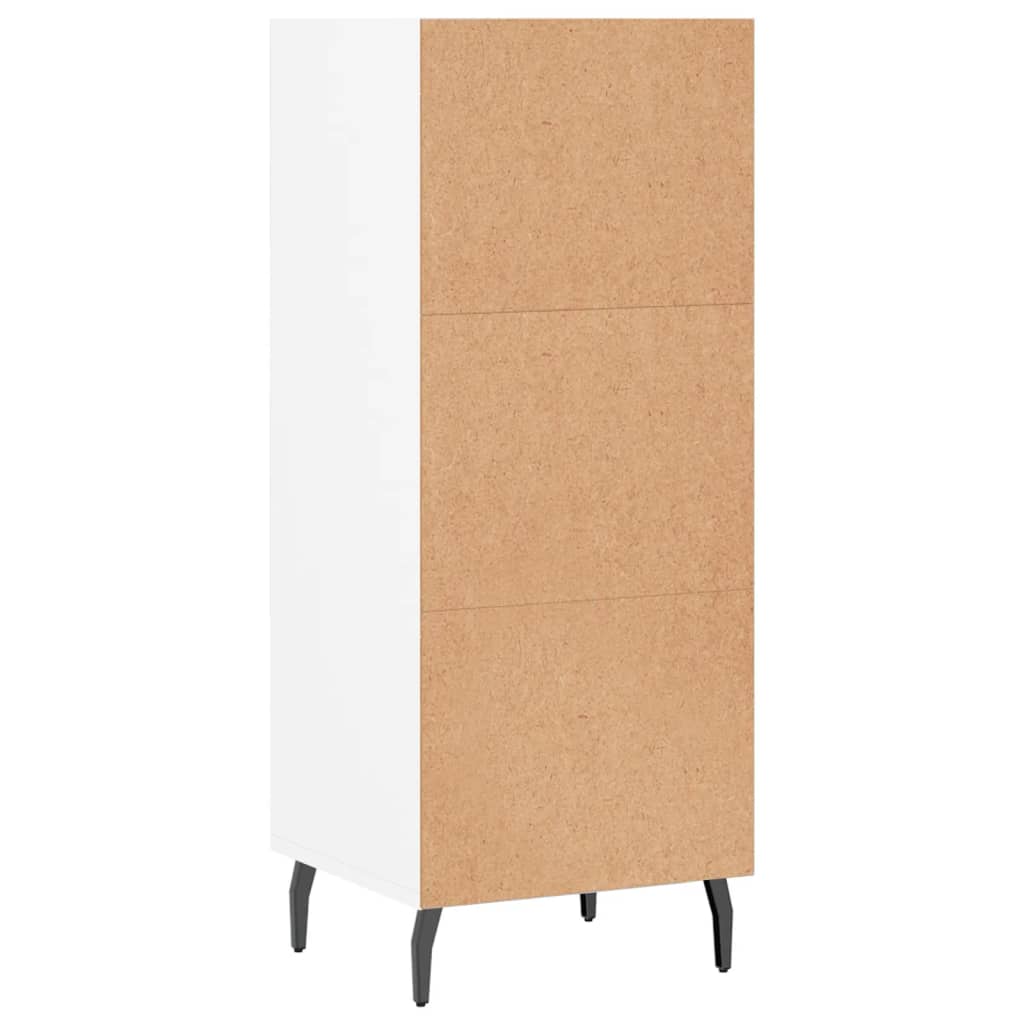 vidaXL Ντουλάπι Λευκό 34,5x32,5x90 εκ. Επεξεργασμένο Ξύλο