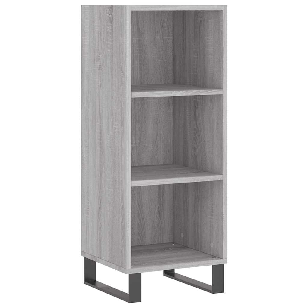 vidaXL Ντουλάπι Γκρι sonoma 34,5x32,5x90εκ. από Επεξεργασμένο Ξύλο
