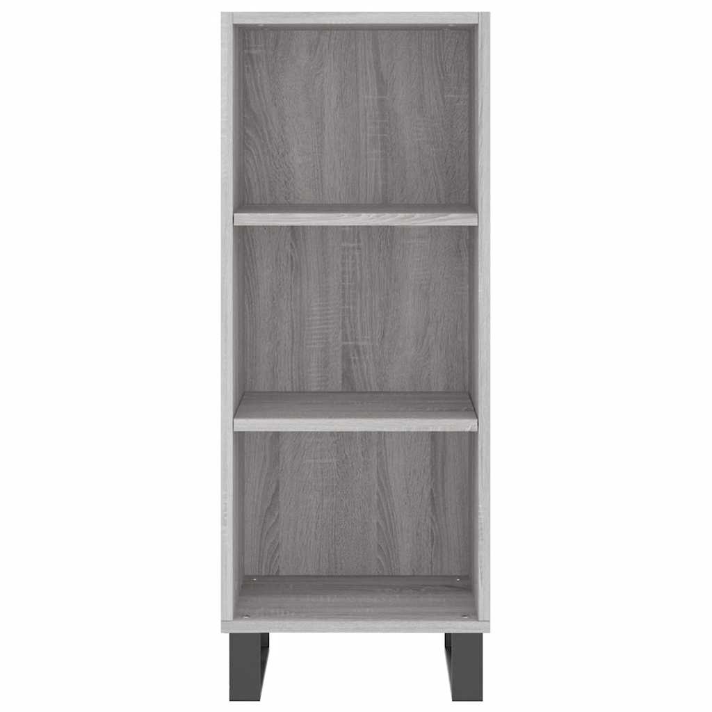 vidaXL Ντουλάπι Γκρι sonoma 34,5x32,5x90εκ. από Επεξεργασμένο Ξύλο