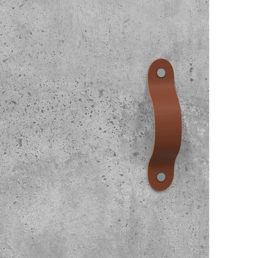 vidaXL Ντουλάπι Γκρι Σκυροδέματος 34,5x34x90 εκ. Επεξεργασμένο Ξύλο