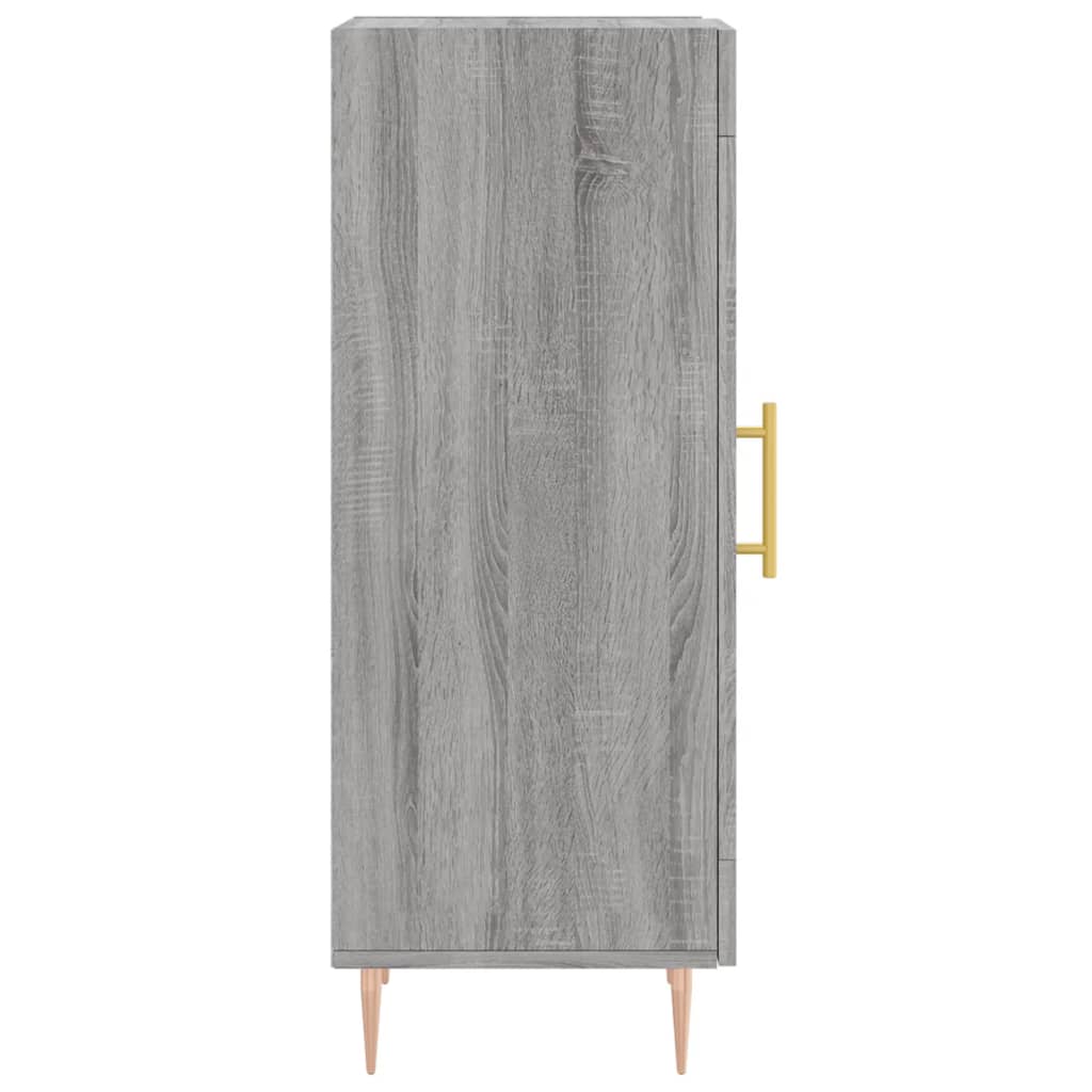 vidaXL Ντουλάπι Γκρι Sonoma 34,5x34x90 εκ. από Επεξεργασμένο Ξύλο