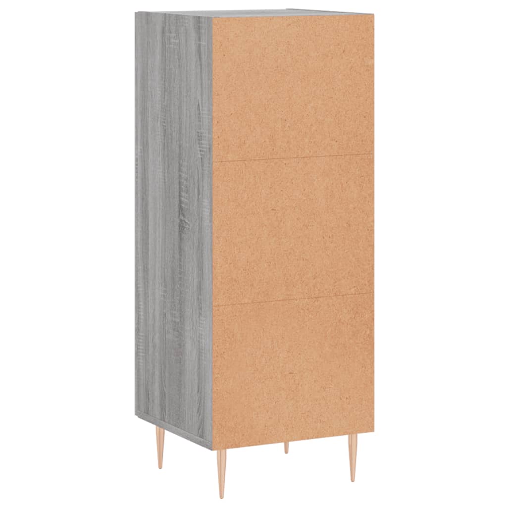 vidaXL Ντουλάπι Γκρι Sonoma 34,5x34x90 εκ. από Επεξεργασμένο Ξύλο