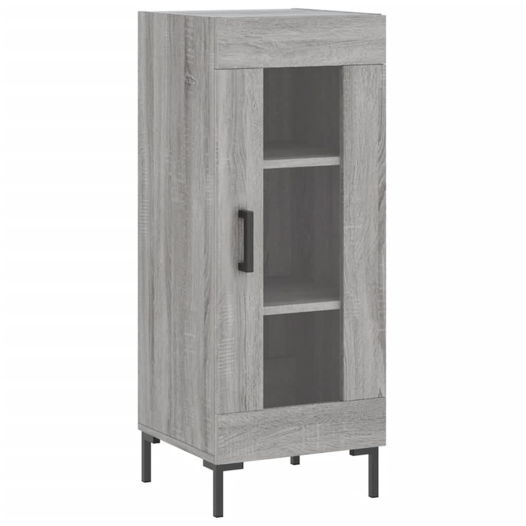 vidaXL Ντουλάπι Γκρι Sonoma 34,5x34x90 εκ. από Επεξεργασμένο Ξύλο