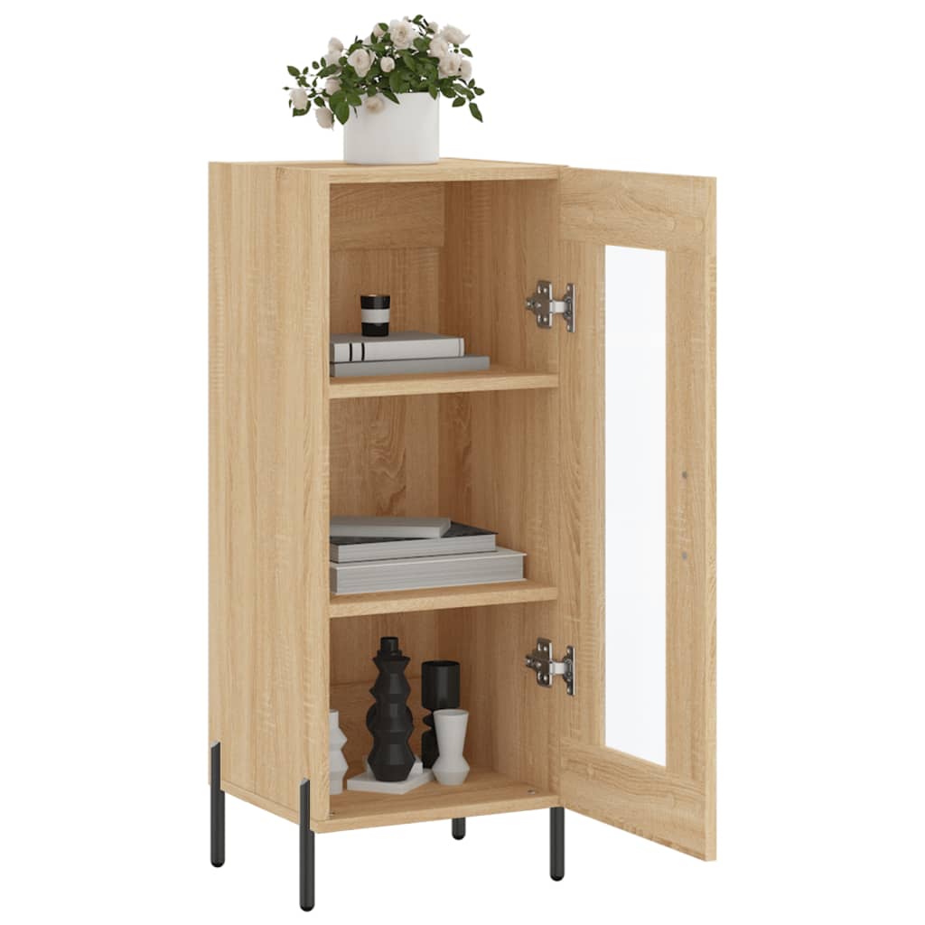 vidaXL Ντουλάπι Sonoma Δρυς 34,5x34x90 εκ. από Επεξεργασμένο Ξύλο