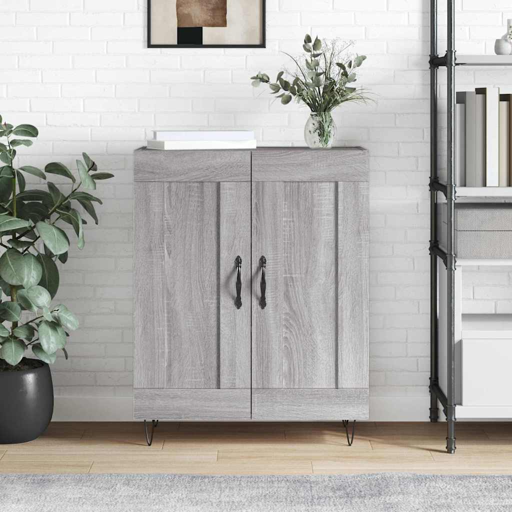 vidaXL Ντουλάπι Γκρι Sonoma 69,5 x 34 x 90 εκ. από Επεξεργασμένο Ξύλο