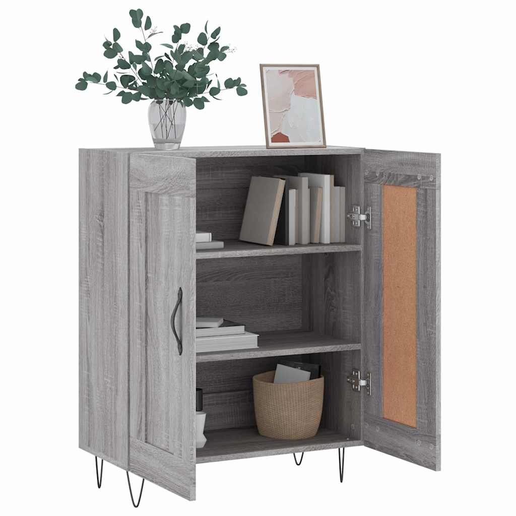 vidaXL Ντουλάπι Γκρι Sonoma 69,5 x 34 x 90 εκ. από Επεξεργασμένο Ξύλο