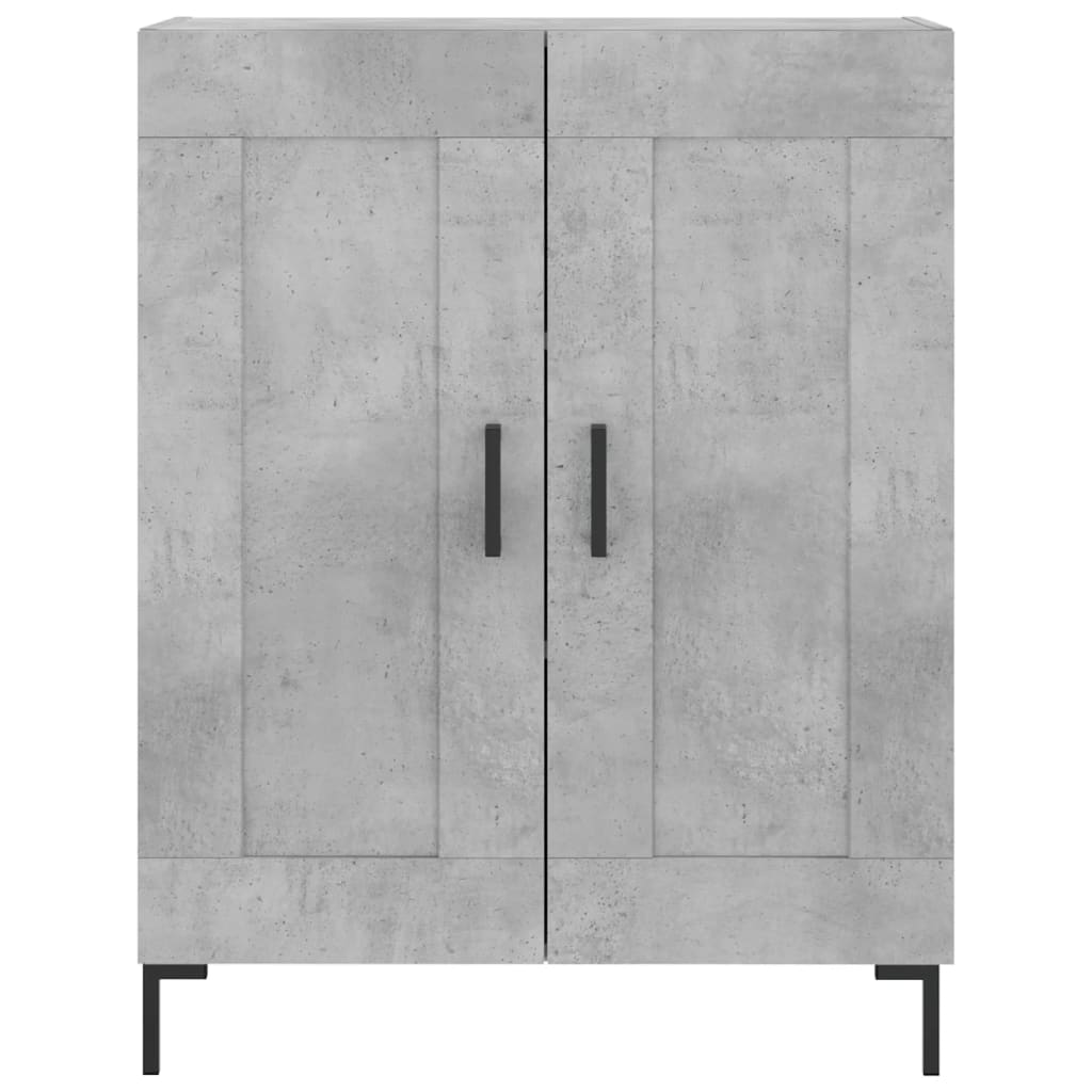 vidaXL Ντουλάπι Γκρι Σκυροδέματος 69,5x34x90 εκ. Επεξεργασμένο Ξύλο