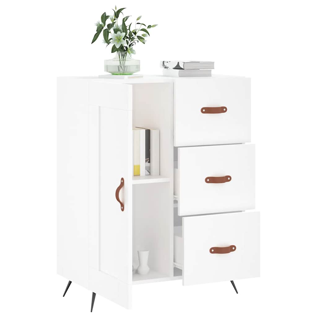 vidaXL Ντουλάπι Λευκό 69,5 x 34 x 90 εκ. από Επεξεργασμένο Ξύλο