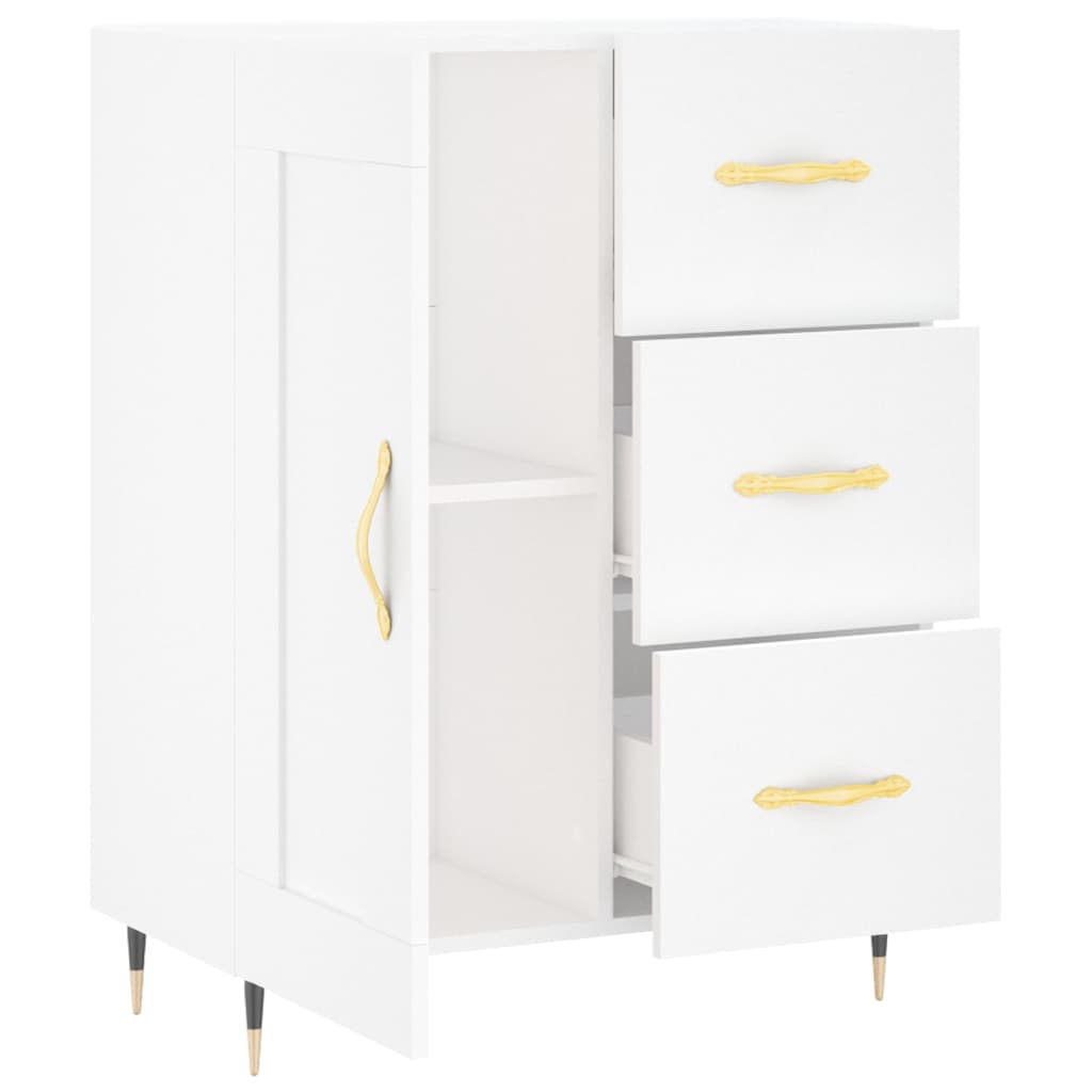 vidaXL Ντουλάπι Λευκό 69,5 x 34 x 90 εκ. από Επεξεργασμένο Ξύλο