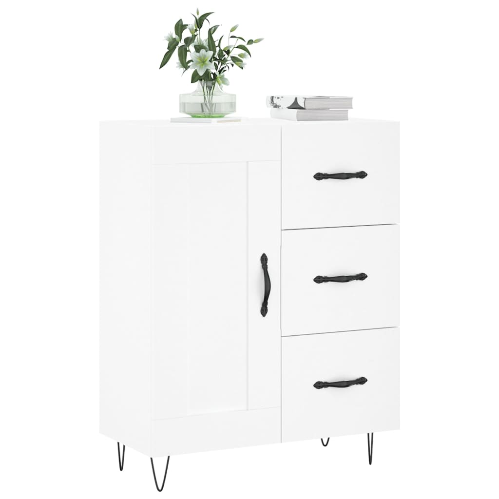 vidaXL Ντουλάπι Λευκό 69,5 x 34 x 90 εκ. από Επεξεργασμένο Ξύλο