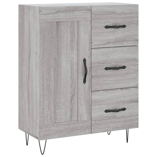 vidaXL Ντουλάπι Γκρι Sonoma 69,5 x 34 x 90 εκ. από Επεξεργασμένο Ξύλο