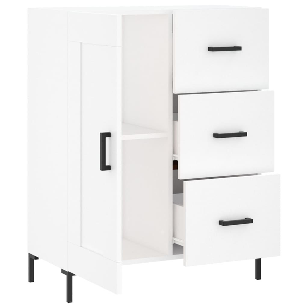 vidaXL Ντουλάπι Λευκό 69,5 x 34 x 90 εκ. από Επεξεργασμένο Ξύλο