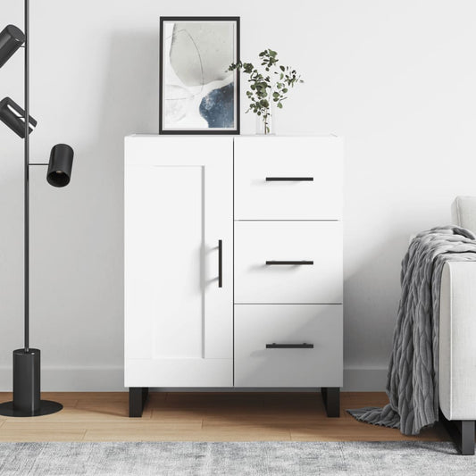 vidaXL Ντουλάπι Λευκό 69,5 x 34 x 90 εκ. από Επεξεργασμένο Ξύλο