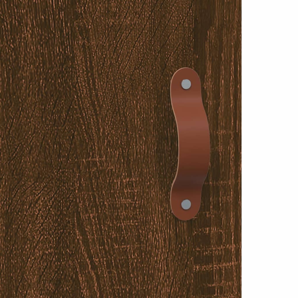 vidaXL Ντουλάπι Καφέ Δρυς 34,5 x 34 x 90 εκ. Επεξεργασμένο Ξύλο