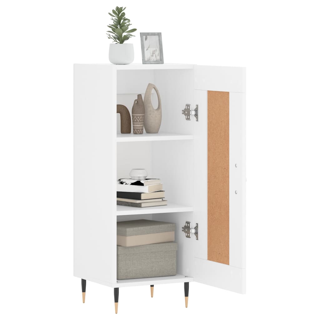 vidaXL Ντουλάπι Λευκό 34,5 x 34 x 90 εκ. από Επεξεργασμένο Ξύλο