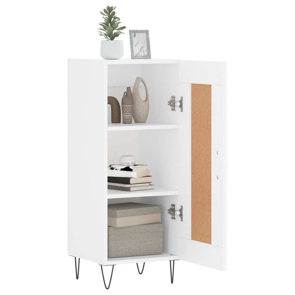 vidaXL Ντουλάπι Λευκό 34,5 x 34 x 90 εκ. από Επεξεργασμένο Ξύλο